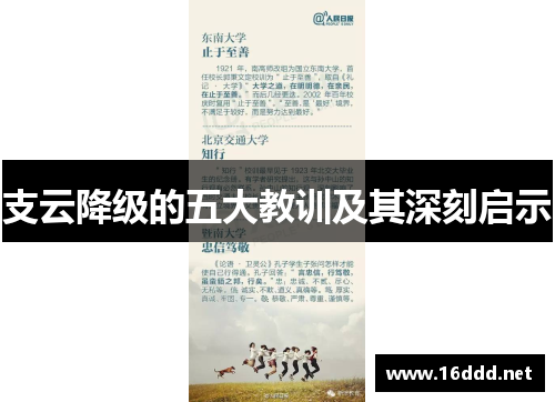 支云降级的五大教训及其深刻启示